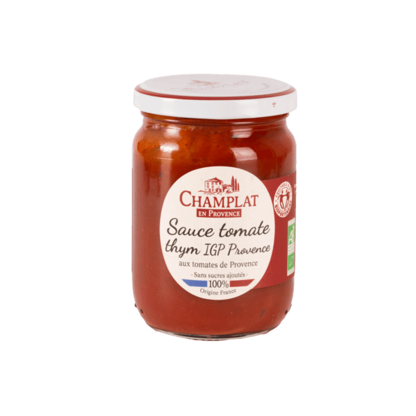 Sauce tomate thym 240G 96% Biopartenaire France